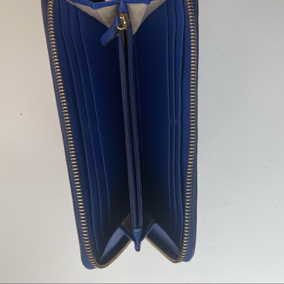 Michael kors women wallet medium size blue color - Picture 4 of 10